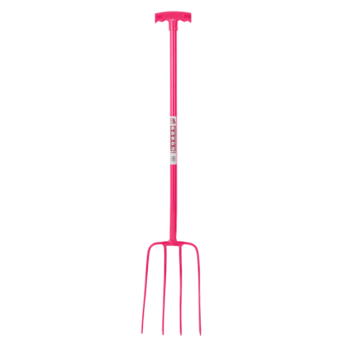 Red Gorilla 4 Prong Manure Fork with T Handle