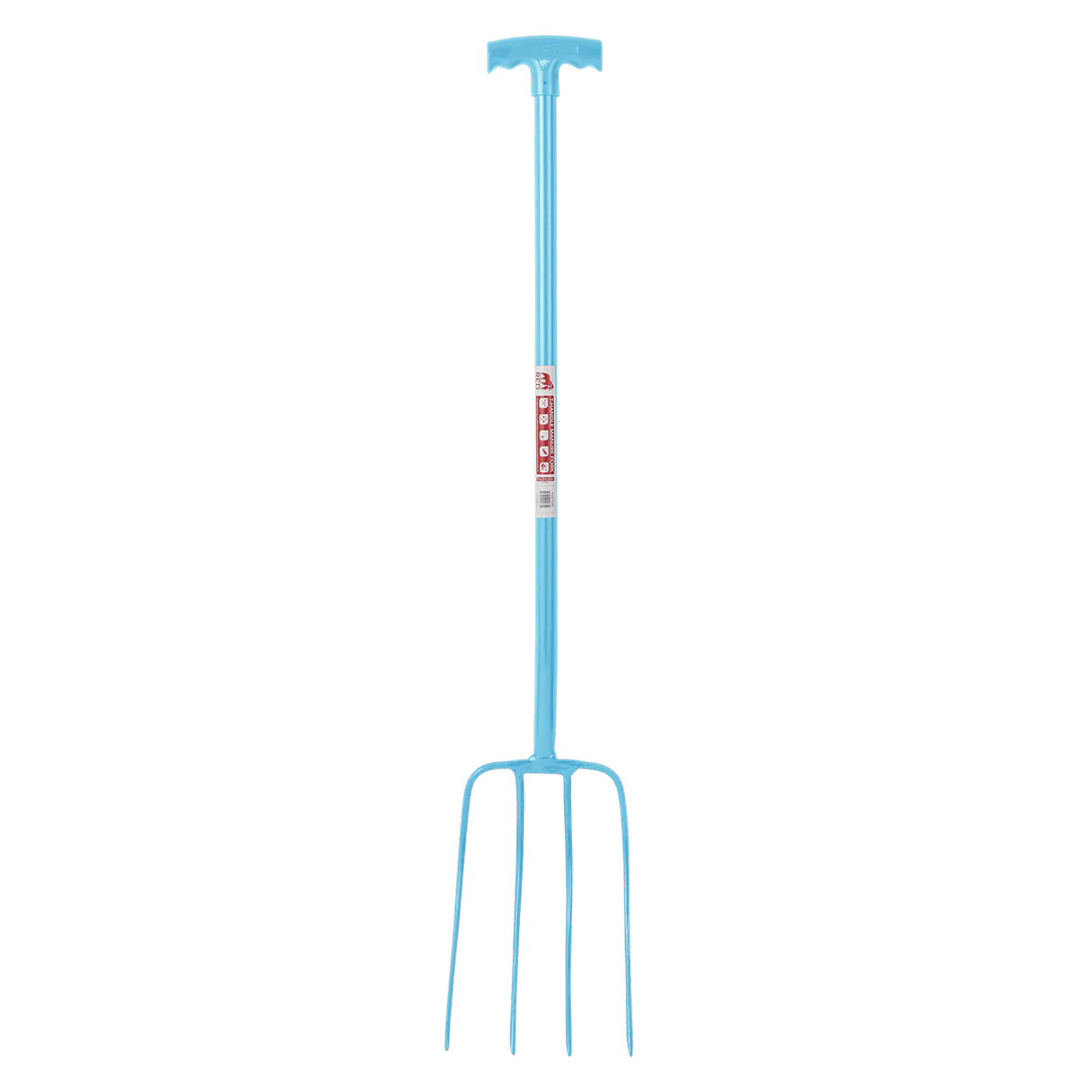 Red Gorilla 4 Prong Manure Fork with T Handle