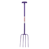 Red Gorilla 4 Prong Manure Fork with T Handle