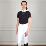 Coldstream Ladies Ledmore Diamante Show Shirt Navy