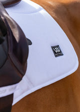 Woof Wear Elite Comfort Mesh Saddle Pad CC White Full