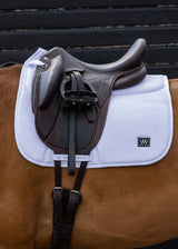 Woof Wear Elite Comfort Plus Saddle Pad DR White Full