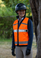 Woof Wear LED Hi Vis Riding Vest Orange