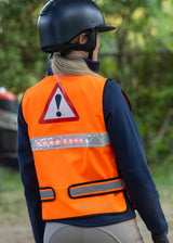 Woof Wear LED Hi Vis Riding Vest Orange