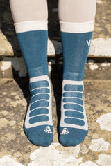 Woof Wear Short Bamboo Tech Riding Socks Petrol Stone