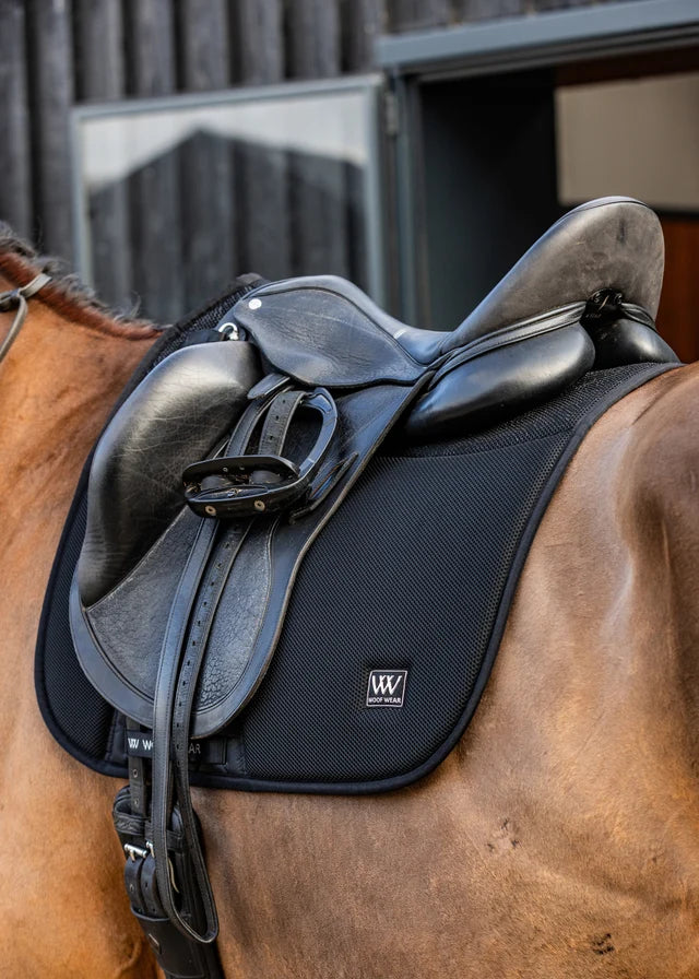 Woof Wear Elite Comfort Mesh Saddle Pad DR Black Cob