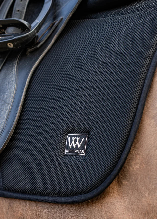 Woof Wear Elite Comfort Mesh Saddle Pad DR Black Cob