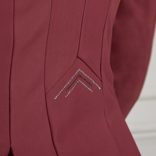 Coldstream Ladies Harthill Diamante Show Jacket Windsor Wine