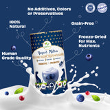Pawfect Yogurt Melties Pre and Probiotic Dog Treats with Blueberry, Cranberry, Blue Spirulina & Mint 38g