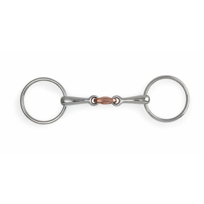 Shires Loose Ring Copper Lozenge Snaffle