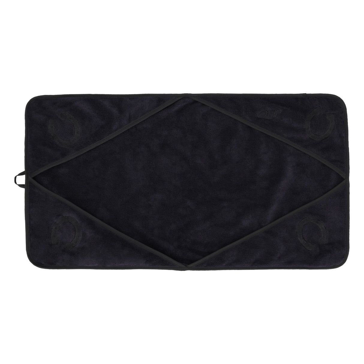 QHP Hands-In Towel M 65x35cm Black
