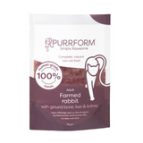 PurrForm Farmed Rabbit & Ground Bone, Liver & Kidney Pouch 6x70g