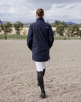 EQUIDRY Women's Frontier Mid Length No Fill Riding Jacket Navy