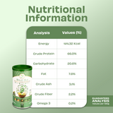 Pawfect Nature's Feast Freeze Dried Dog Treats Chicken With Asian Greens 50g