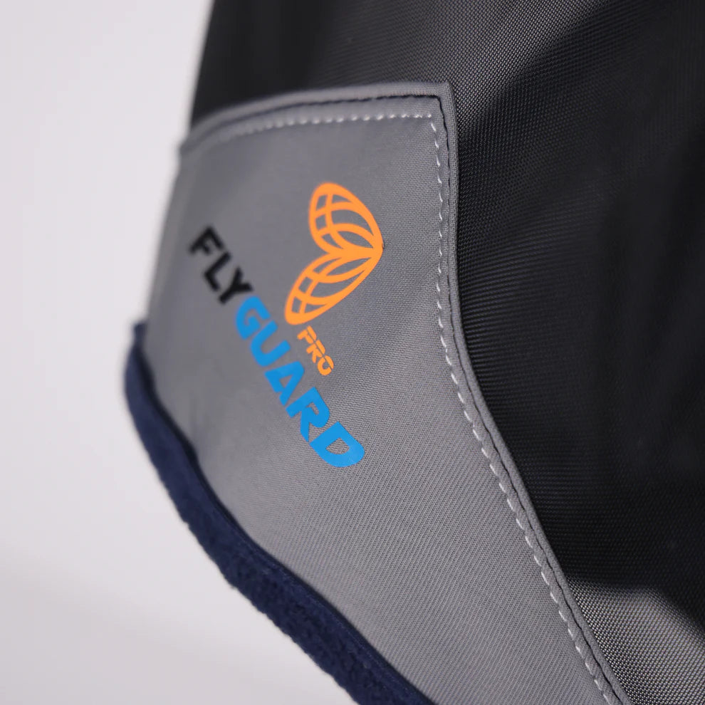 Shires Flyguard Pro Fine Mesh Fly Mask With Ears Navy