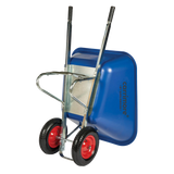 Carrimore Twin Wheel Wheelbarrow Puncture Proof 200L - Blue
