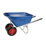 Carrimore Twin Wheel Wheelbarrow Puncture Proof 200L - Blue