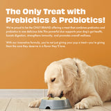 Pawfect Yogurt Melties Pre and Probiotic Dog Treats with Carrot, Flaxseed, Pea & Sweet Potato 38g