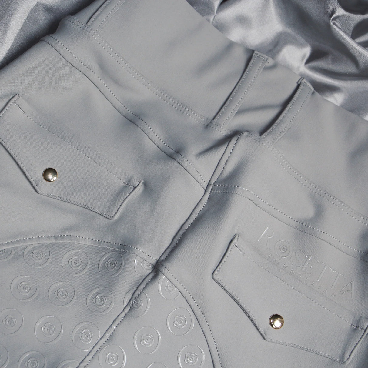Rosetta Equestrian Silhouette Breeches Grey Moonstone