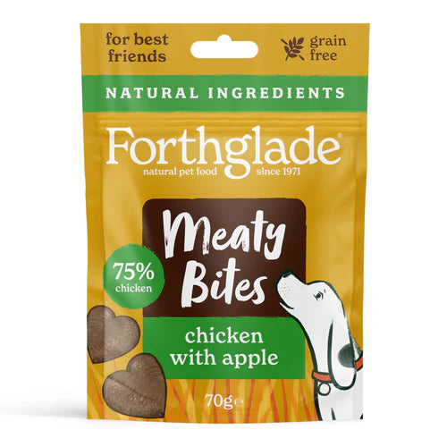 Forthglade Meaty Bites Chicken With Apple 70g