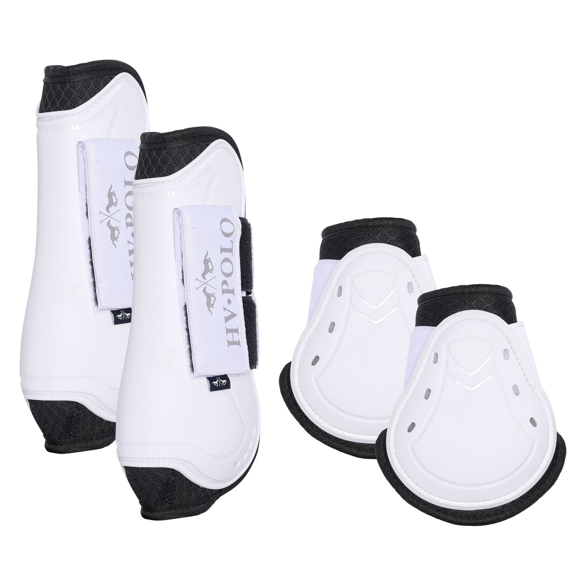 HV Polo Tendon & Fetlock Bootset HVPClassic White