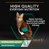 Pro Plan Cat - Adult Sterilised Maintenance Chicken In Gravy 10x85g