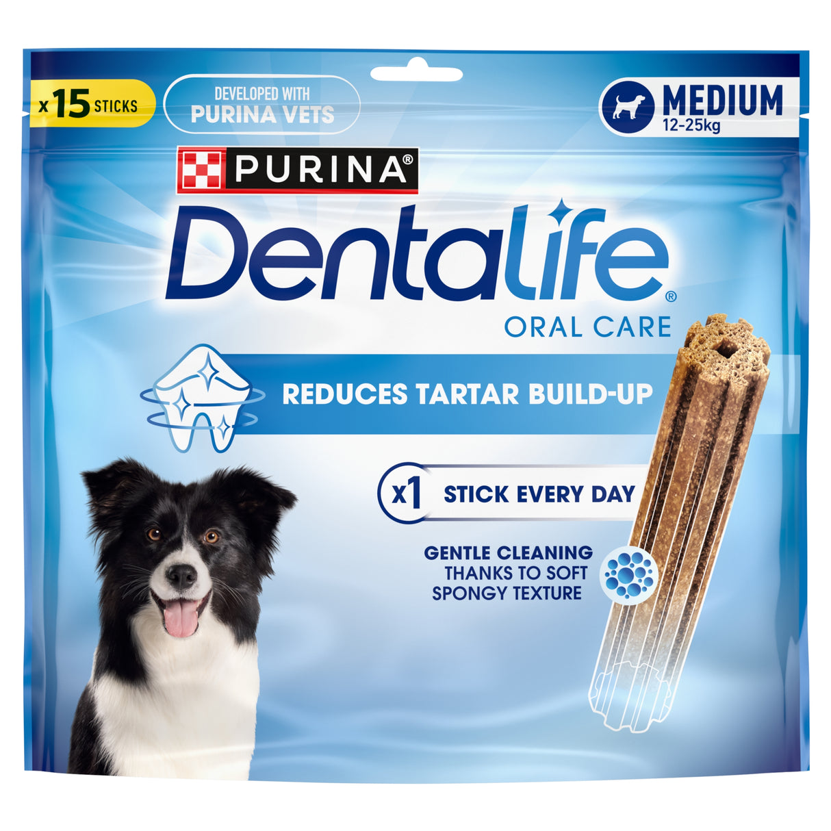 Dentalife Dental Chicken Dog Chews Medium 15 Sticks