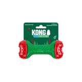 KONG Christmas Holiday Core Strength Bone Green S/M