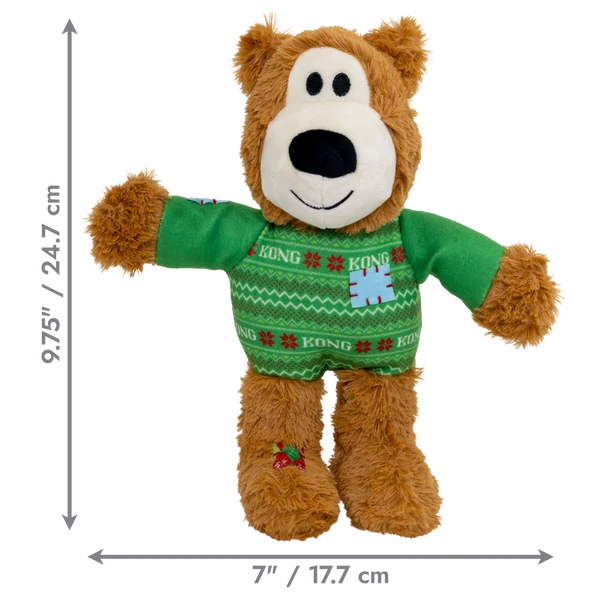 Kong Christmas Wild Knots Bear M/L