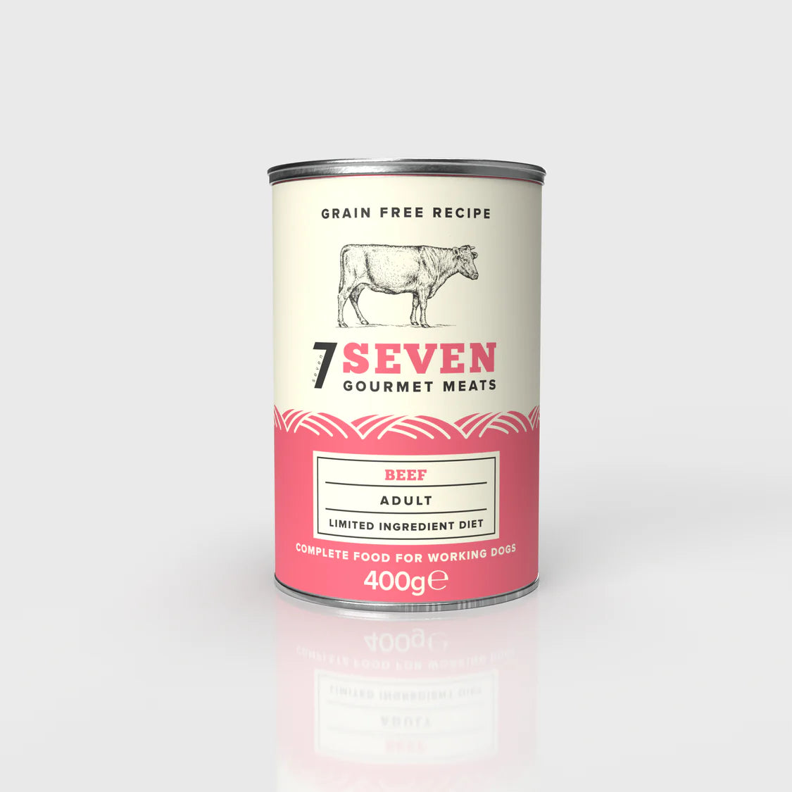 Seven Dog - Adult Beef Grain Free Tin 400g