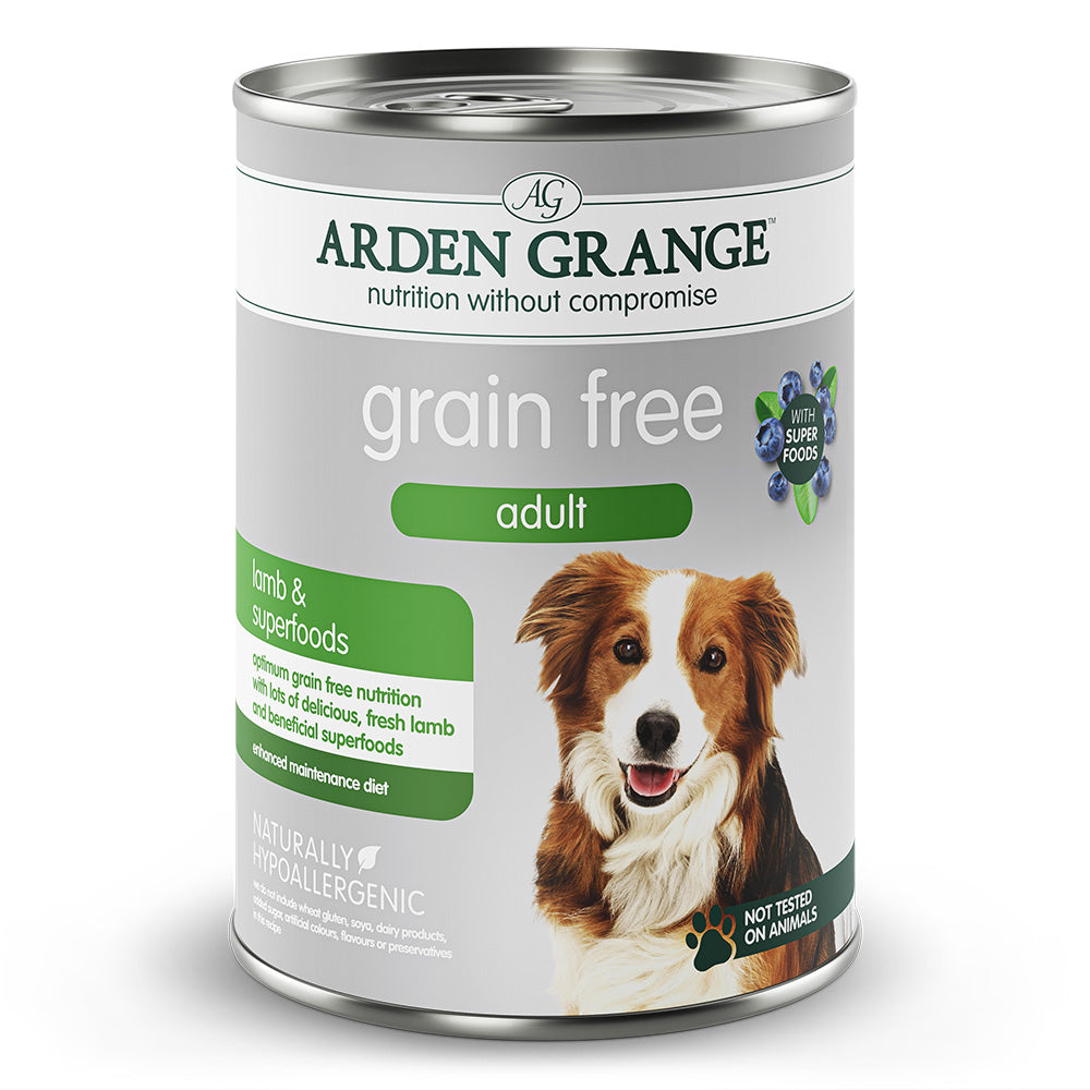 Arden Grange Tins Grain Free Adult Lamb & Superfoods 395g
