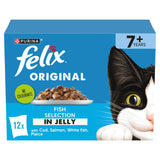 Felix Original Senior Fish Selection in Jelly Wet Cat Food 12x85g