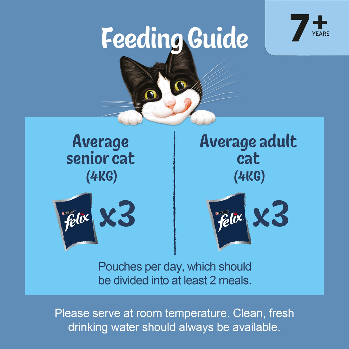 Felix Original Senior 7+ Mixed Selection in Jelly Wet Cat Food 80x85g