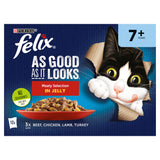 Felix As Good As it Looks Meaty Selection in Jelly 7+ Years 12x85g
