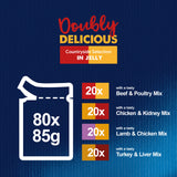 Felix Doubly Delicious Countryside Selection Wet Cat Food 80x85g