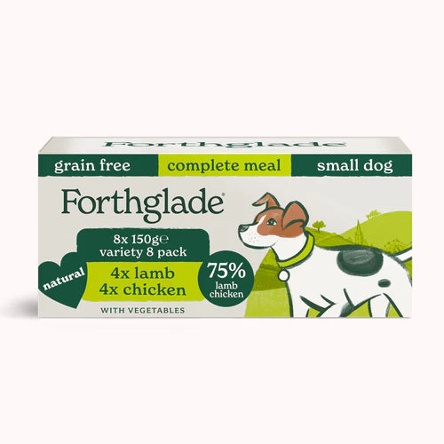 Forthglade Adult Complete Grain Free Small Breed Chicken & Lamb 8x150g