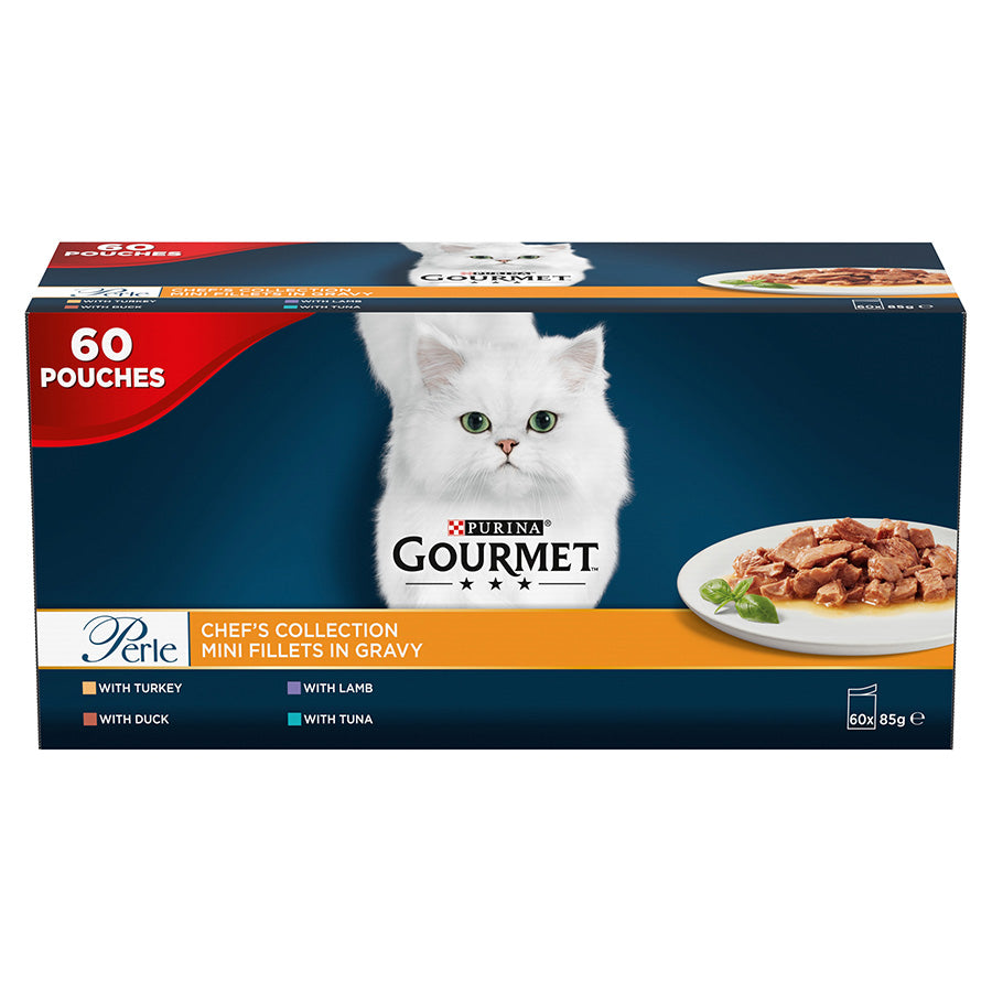 Gourmet Perle Chef's Collection Mini Fillets in Gravy 60x85g