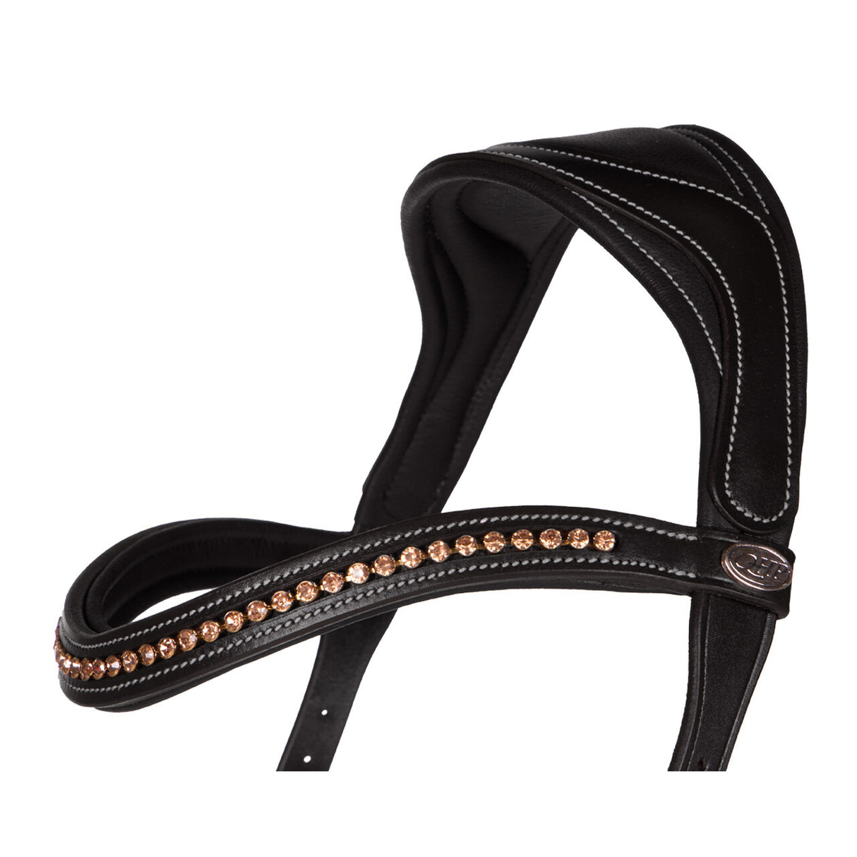 QHP Bitless Bridle Anatomical Black