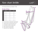 QHP Bridle Glitter Black