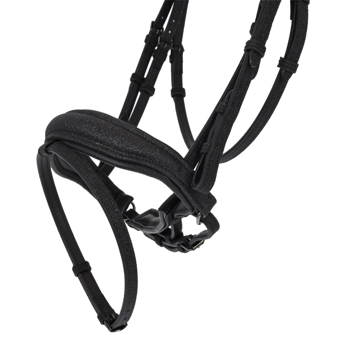 QHP Bridle Glitter Black