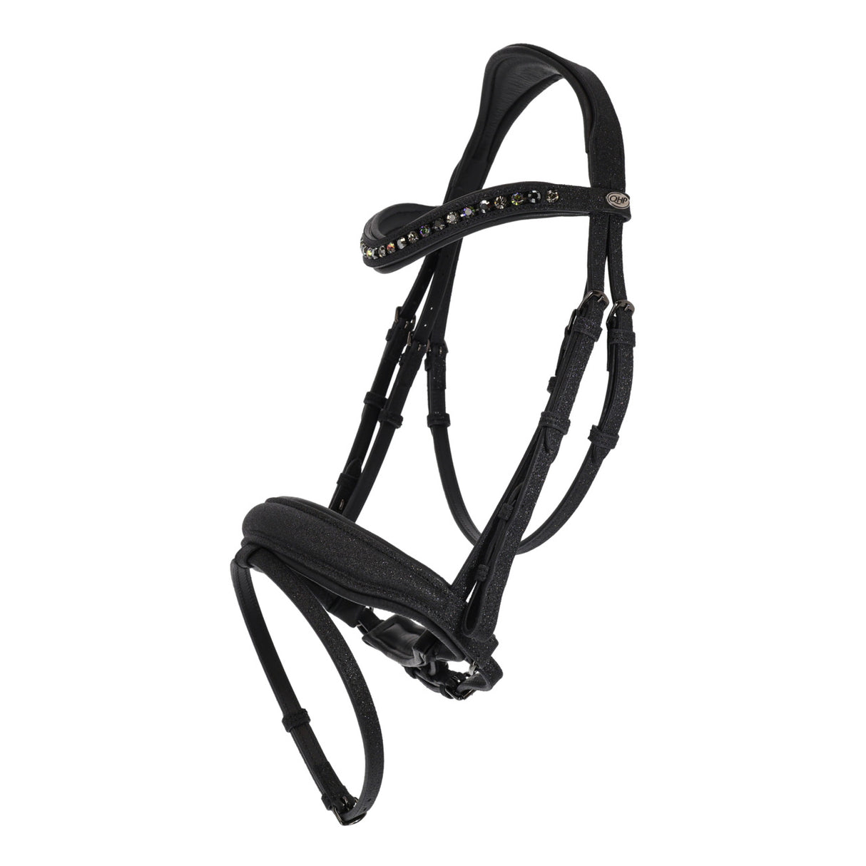 QHP Bridle Glitter Black