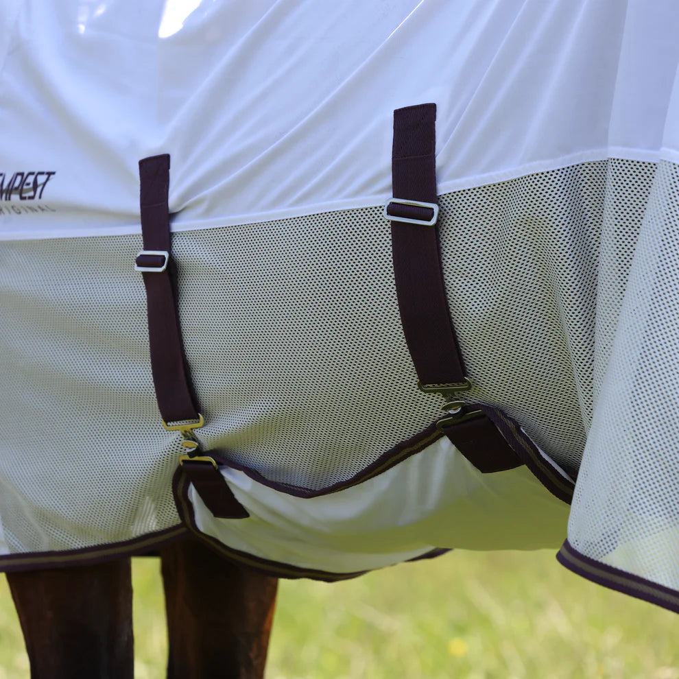 Shires Tempest Original Fly Mesh Combo Rug White