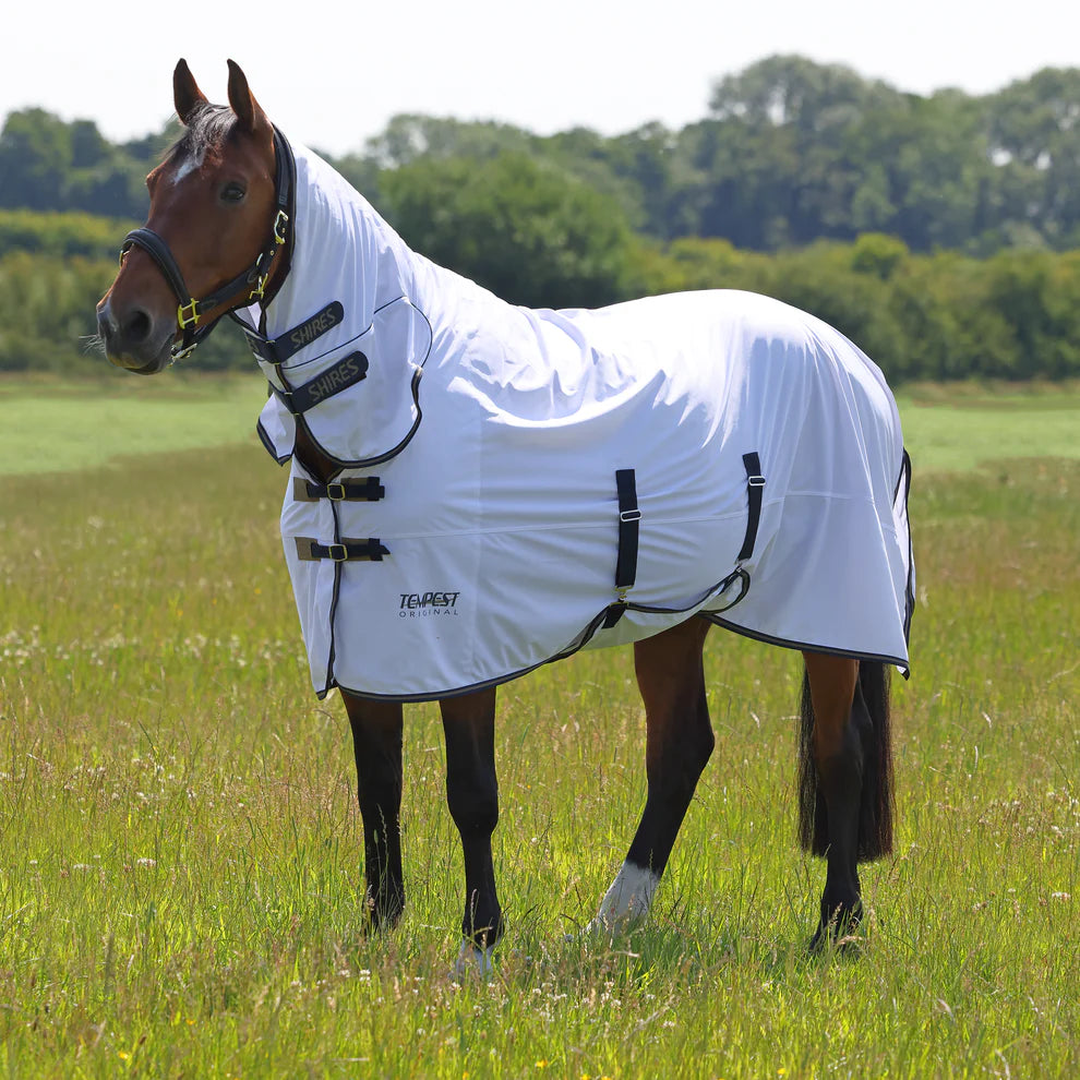 Shires Tempest Original Fly Combo Rug White / Navy