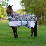 Shires Tempest Original Zeb-Tek Fly Combo Rug Zebra Print