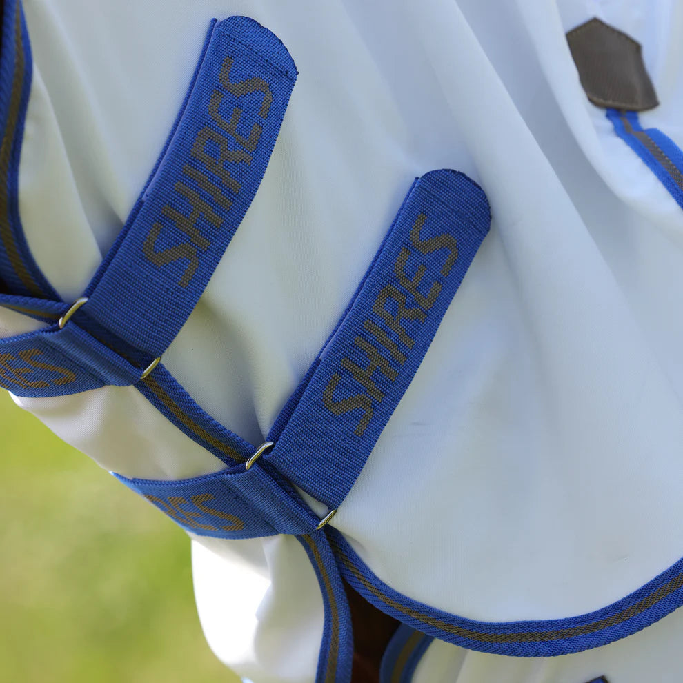 Shires Tempest Plus Sweet-itch Combo Rug White