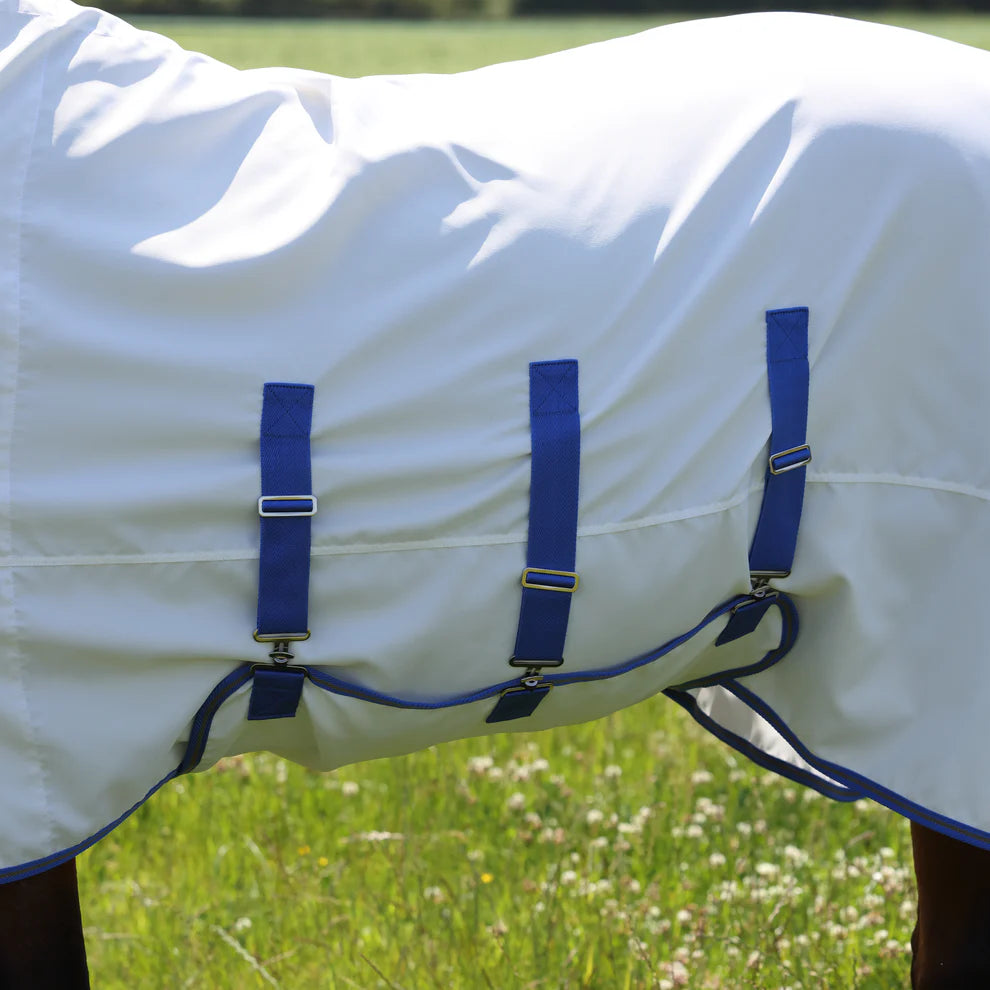 Shires Tempest Plus Sweet-itch Combo Rug White
