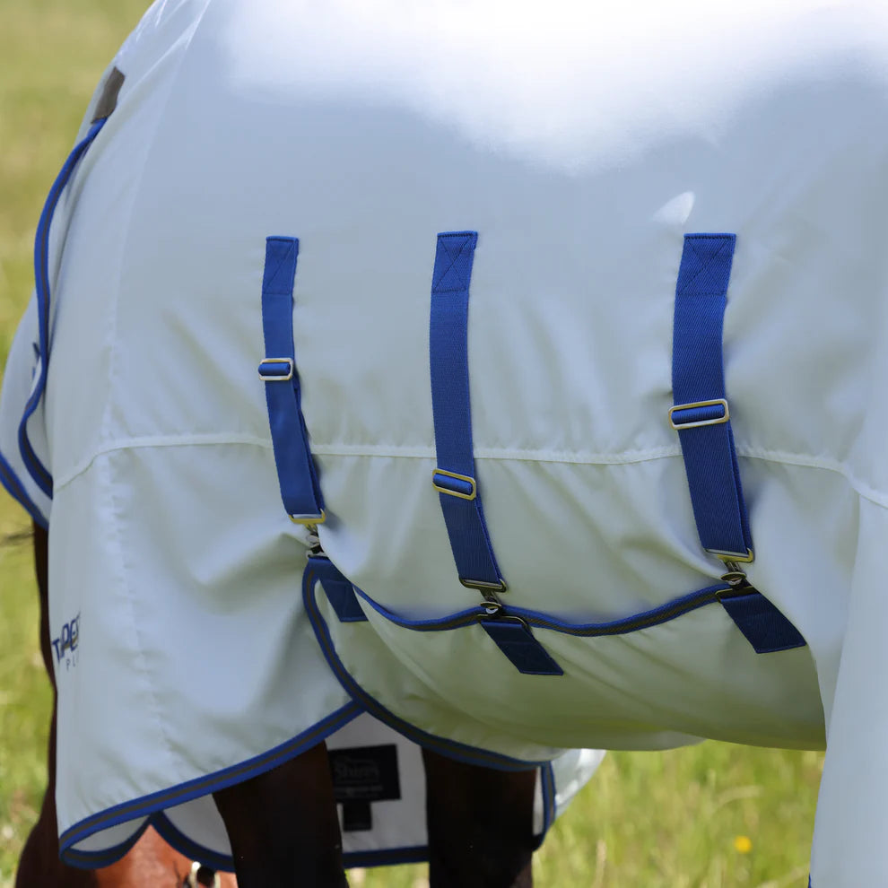 Shires Tempest Plus Sweet-itch Combo Rug White