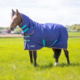 Shires Tempest Original 100g Turnout Combo Rug Navy Blue