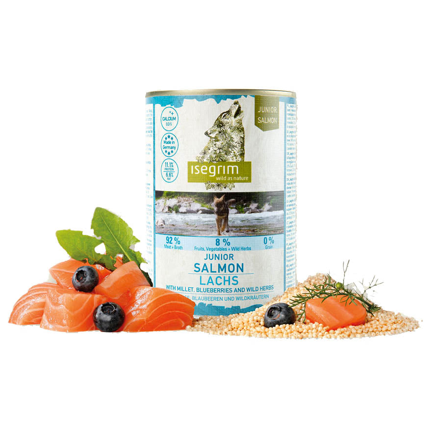 Isegrim Junior Salmon Tin 800g