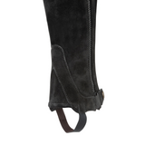 Shires Moretta Suede Half Chaps Adult Black